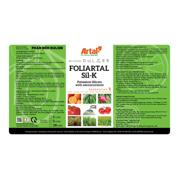 FORLIARTAL SIL-K CHUYÊN CHO MÍT và CÂY CÓ MÚI - Hình ảnh 2